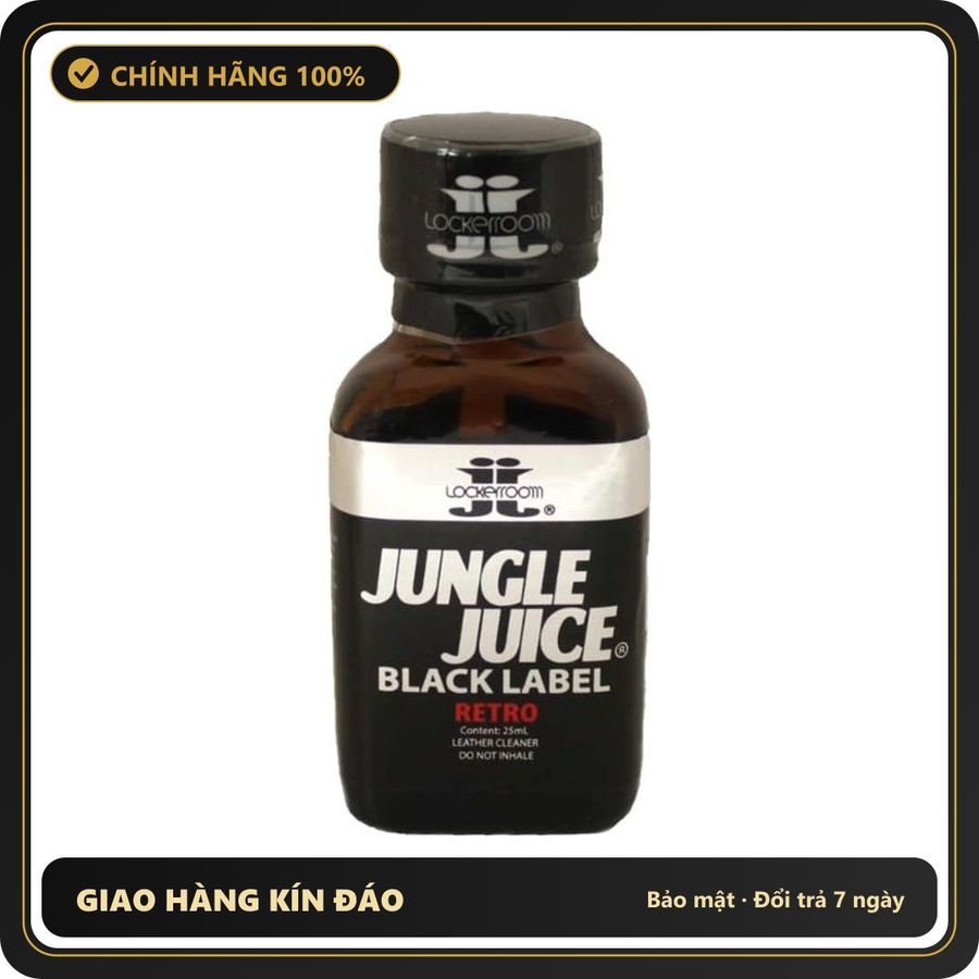 Popper Chính Hãng Tăng Cảm Xúc Cho Cuộc Yêu Popper Jungle Juice Black Label Retro 25ml (JJ) - Snapshop Chính Hãng