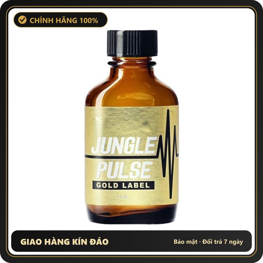 Popper Chính Hãng Tăng Cảm Xúc Cho Cuộc Yêu Popper Jungle Pulse Gold Label 25ml - Snapshop Chính Hãng