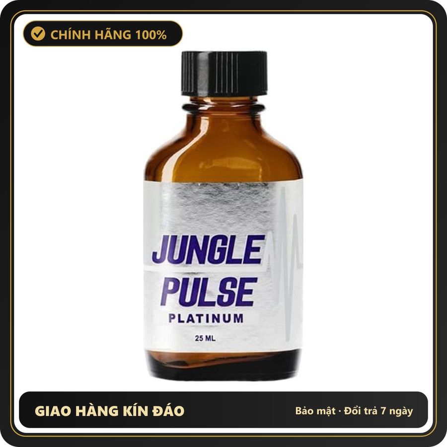 Popper Chính Hãng Tăng Cảm Xúc Cho Cuộc Yêu Popper Jungle Pulse Platinum 25ml - Snapshop Chính Hãng
