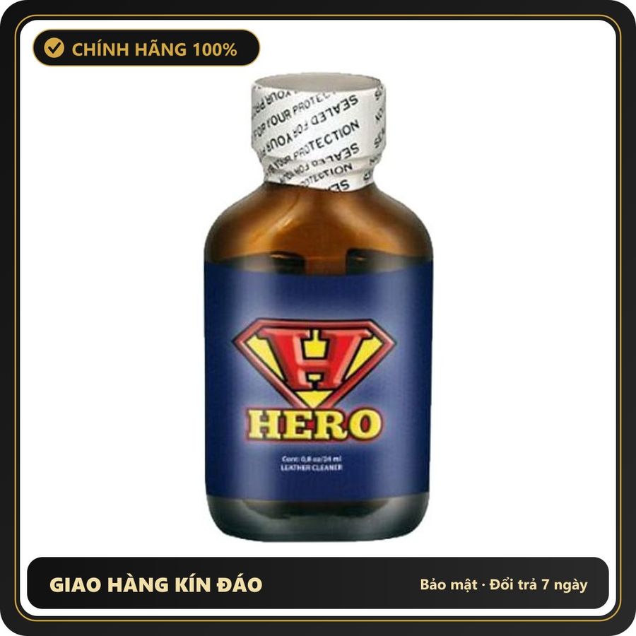 Popper Chính Hãng Tăng Cảm Xúc Cho Cuộc Yêu Popper Hero 24ml - Snapshop Chính Hãng