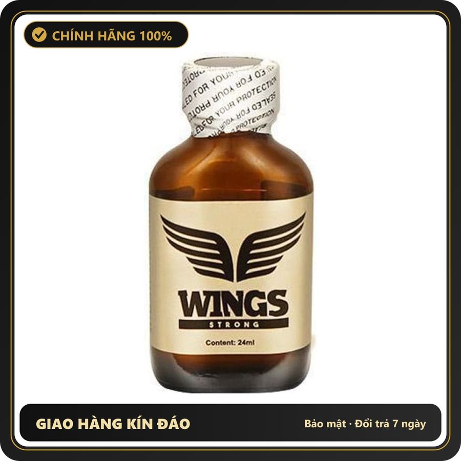 Popper Chính Hãng Tăng Cảm Xúc Cho Cuộc Yêu Popper Wings Brown Strong 24ml - Snapshop Chính Hãng