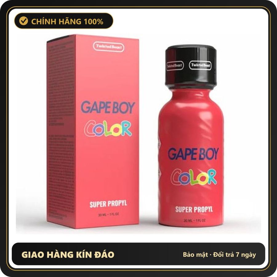 Popper Chính Hãng Tăng Cảm Xúc Cho Cuộc Yêu Popper Twisted Beast Gape Boy Color Super Propyl 30ml - Snapshop Chính Hãng