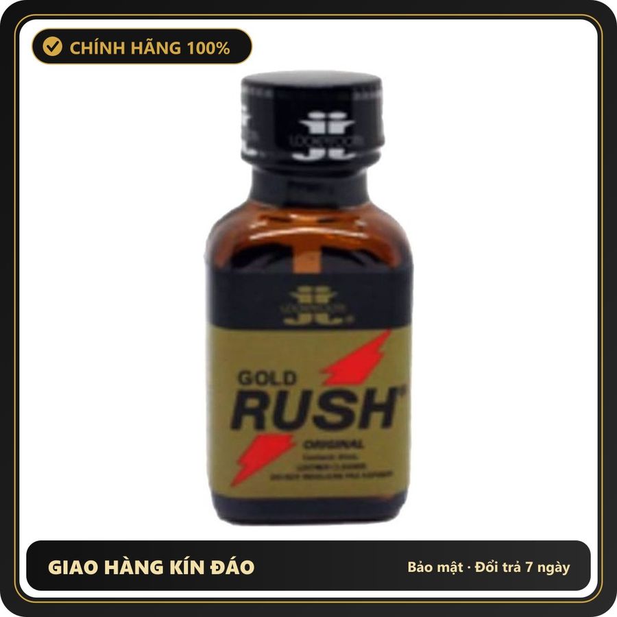 Popper Chính Hãng Tăng Cảm Xúc Cho Cuộc Yêu Popper Rush Gold Retro 25ml (JJ) - Snapshop Chính Hãng