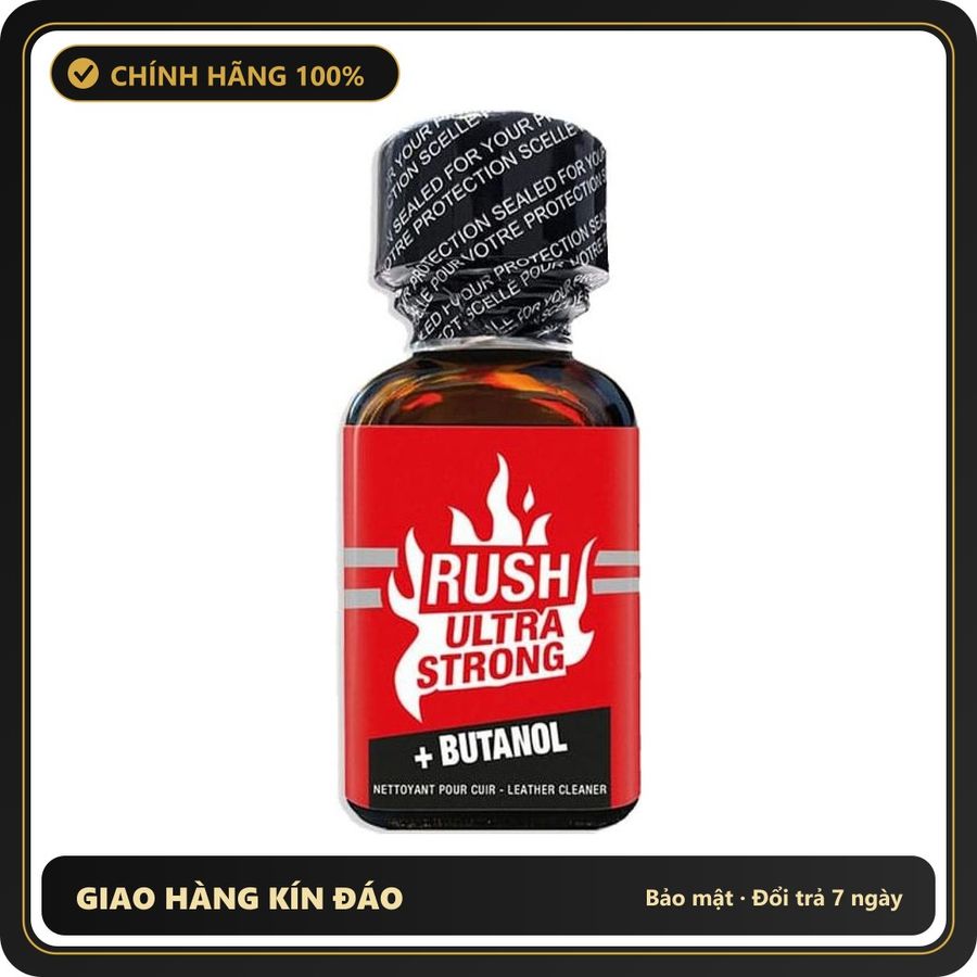 Popper Chính Hãng Tăng Cảm Xúc Cho Cuộc Yêu Popper Rush Ultra Strong Butanol 25ml - Snapshop Chính Hãng