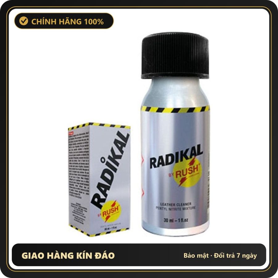 Popper Chính Hãng Tăng Cảm Xúc Cho Cuộc Yêu Popper Radikal Rush 30ml - Snapshop Chính Hãng