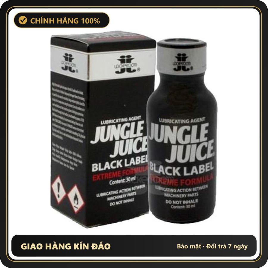 Popper Chính Hãng Tăng Cảm Xúc Cho Cuộc Yêu Popper Jungle Juice Black Label Extreme Formula 30ml (JJ) - Snapshop Chính Hãng