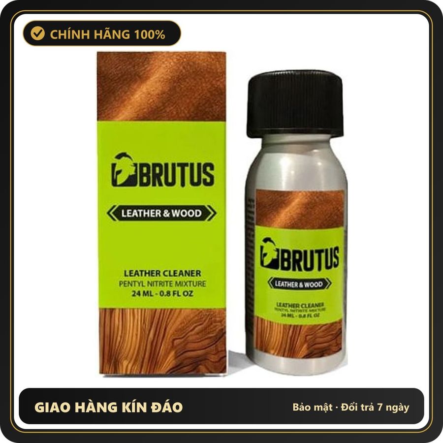 Popper Chính Hãng Tăng Cảm Xúc Cho Cuộc Yêu Popper Brutus Leather & Wood 24ml - Snapshop Chính Hãng