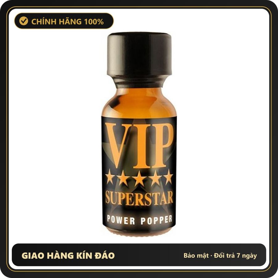 Popper Chính Hãng Tăng Cảm Xúc Cho Cuộc Yêu Popper VIP Superstar Power 25ml - Snapshop Chính Hãng