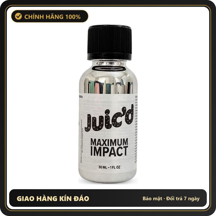 Popper Chính Hãng Tăng Cảm Xúc Cho Cuộc Yêu Popper Juic’d Maximum Impact 30ml With Sniffer - Snapshop Chính Hãng