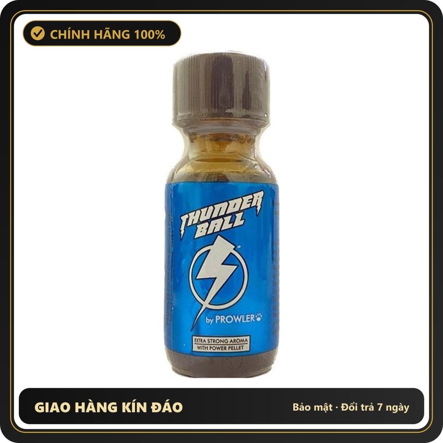 Popper Chính Hãng Tăng Cảm Xúc Cho Cuộc Yêu Popper Thunder Ball Extra Strong Aroma 25ml - Snapshop Chính Hãng