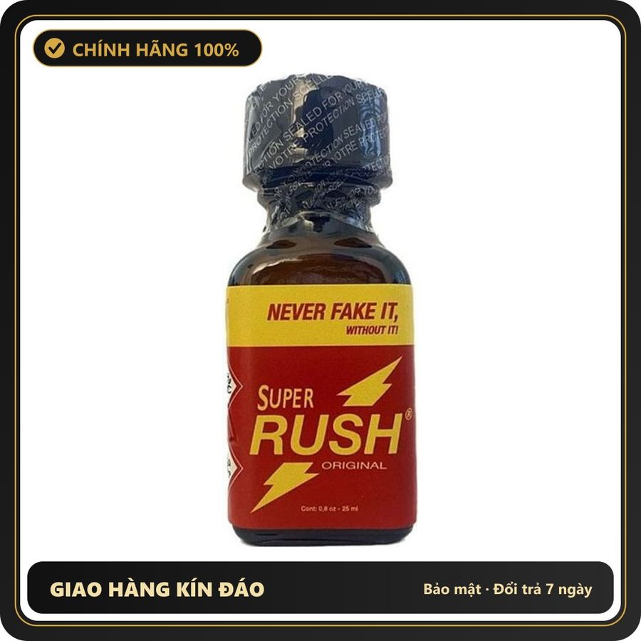 Popper Chính Hãng Tăng Cảm Xúc Cho Cuộc Yêu Popper Super Rush Original 25ml - Snapshop Chính Hãng