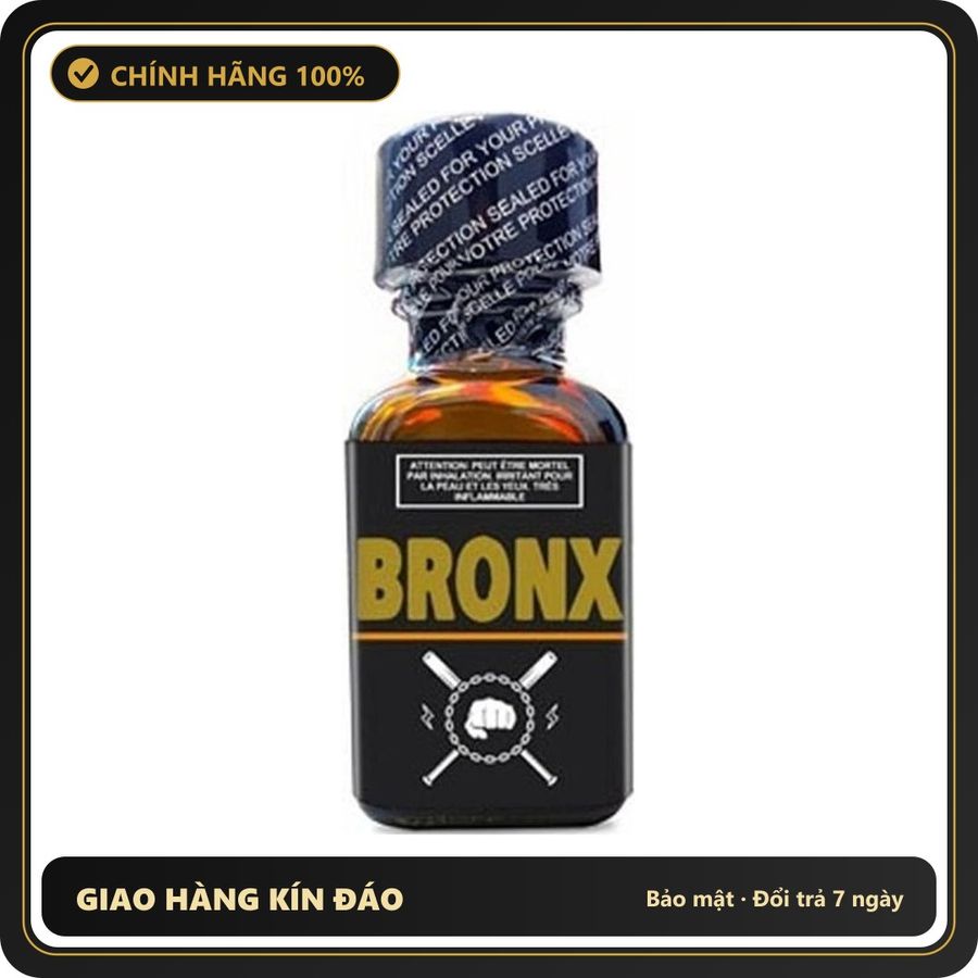 Popper Chính Hãng Tăng Cảm Xúc Cho Cuộc Yêu Popper Bronx 25ml - Snapshop Chính Hãng