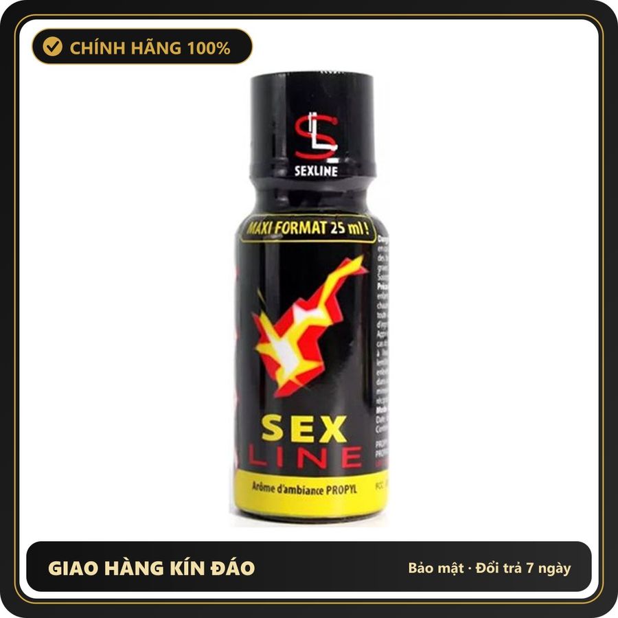 Popper Chính Hãng Tăng Cảm Xúc Cho Cuộc Yêu Popper SexLine Yellow Propyl 25ml - Snapshop Chính Hãng