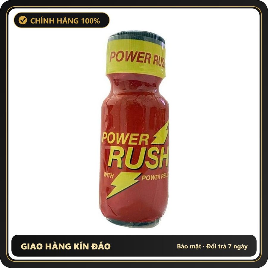 Popper Chính Hãng Tăng Cảm Xúc Cho Cuộc Yêu Popper Power Rush 25ml - Snapshop Chính Hãng