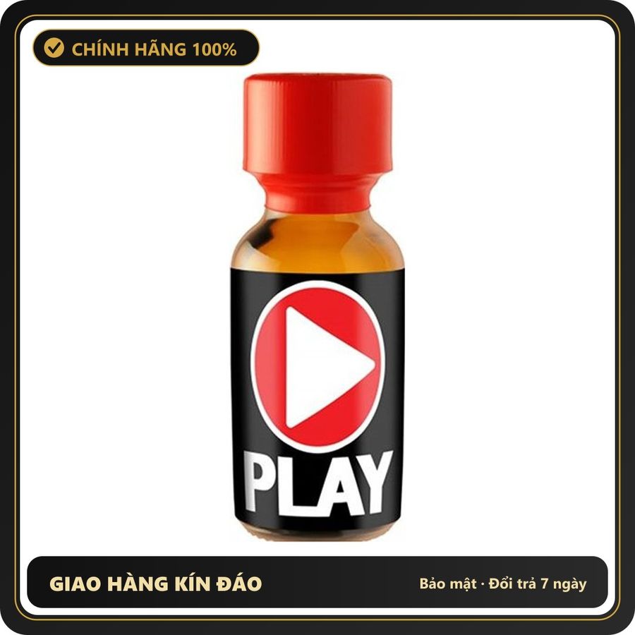 Popper Chính Hãng Tăng Cảm Xúc Cho Cuộc Yêu Popper Play 25ml - Snapshop Chính Hãng