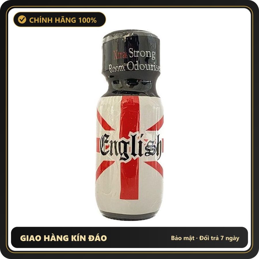Popper Chính Hãng Tăng Cảm Xúc Cho Cuộc Yêu Popper Englisch Xtra Strong Black Cap 25ml - Snapshop Chính Hãng