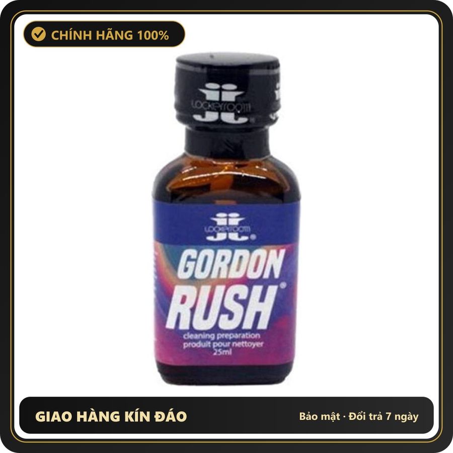 Popper Chính Hãng Tăng Cảm Xúc Cho Cuộc Yêu Popper Gordon Rush 25ml (JJ) - Snapshop Chính Hãng