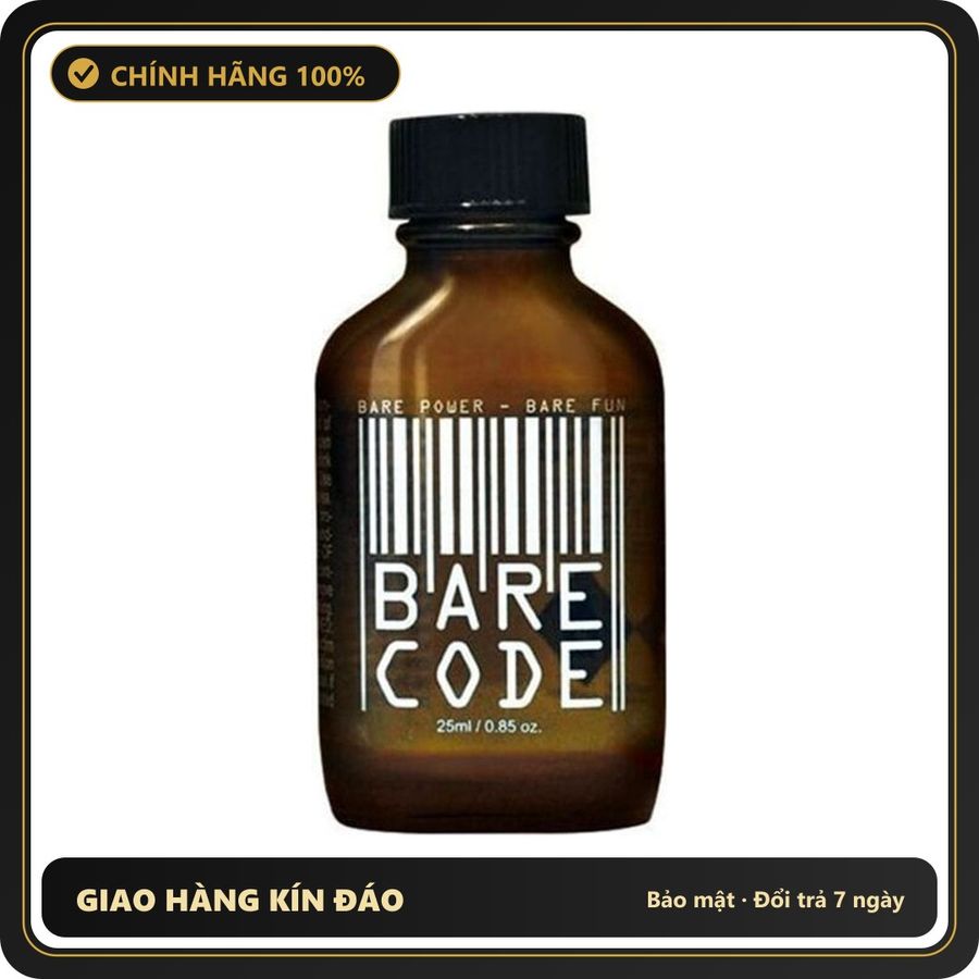 Popper Chính Hãng Tăng Cảm Xúc Cho Cuộc Yêu Popper Bare Code Strong Bare Power 25ml - Snapshop Chính Hãng
