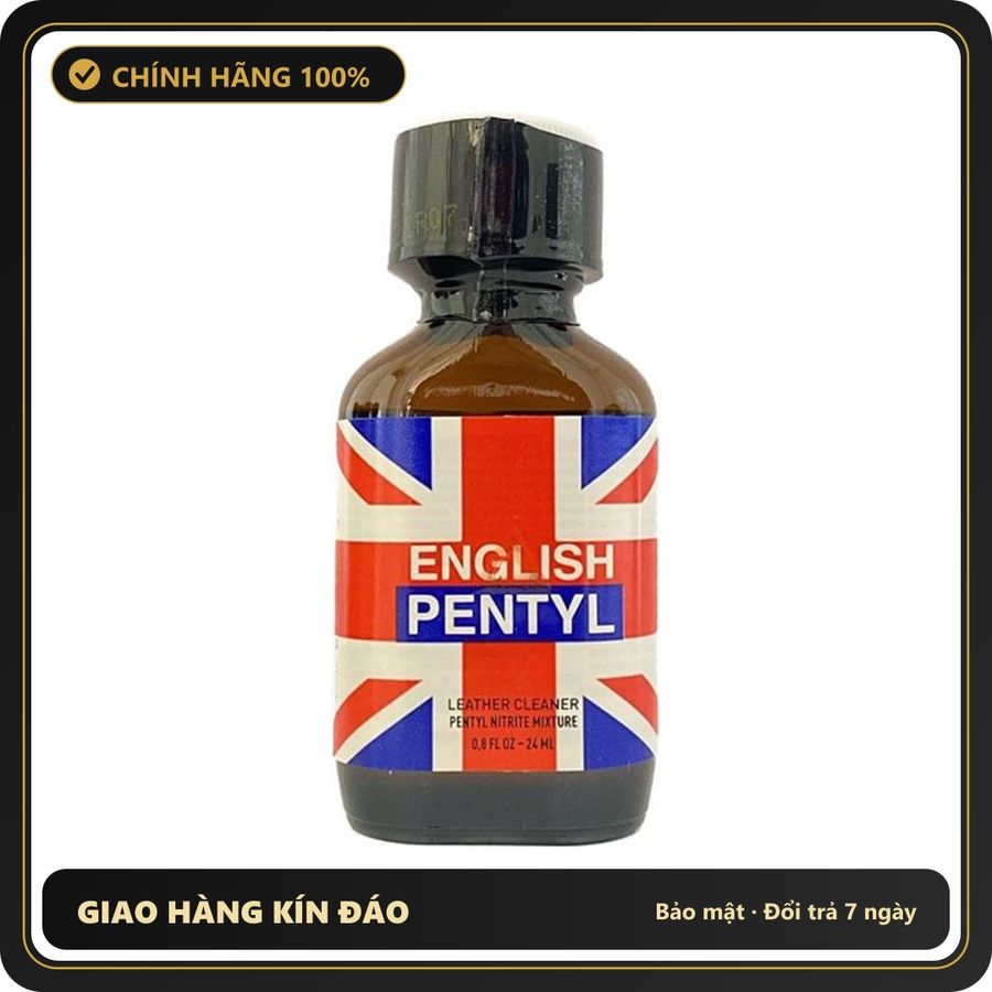 Popper Chính Hãng Tăng Cảm Xúc Cho Cuộc Yêu Popper English Pentyl 24ml - Snapshop Chính Hãng