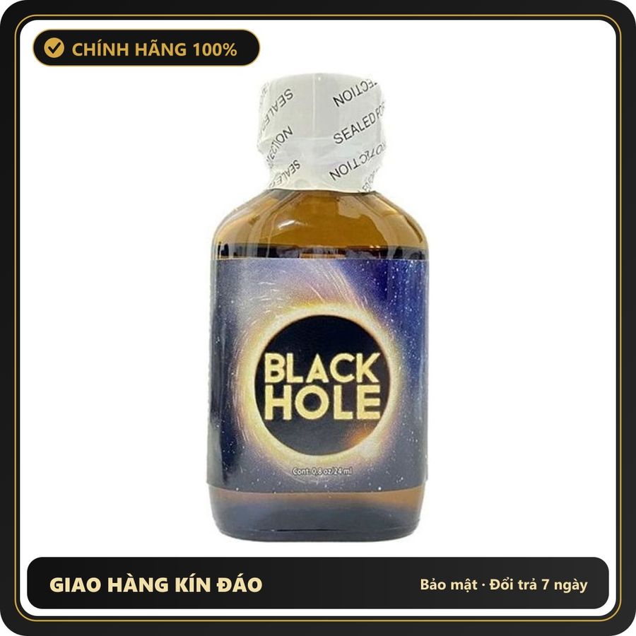Popper Chính Hãng Tăng Cảm Xúc Cho Cuộc Yêu Popper Black Hole 24ml - Snapshop Chính Hãng