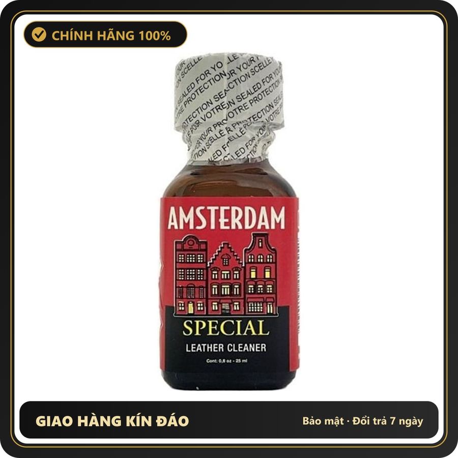 Popper Chính Hãng Tăng Cảm Xúc Cho Cuộc Yêu Popper Amsterdam Special France 24ml - Snapshop Chính Hãng