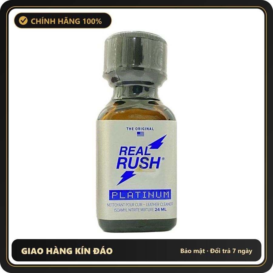 Popper Chính Hãng Tăng Cảm Xúc Cho Cuộc Yêu Popper Real Rush Platinum 24ml - Snapshop Chính Hãng