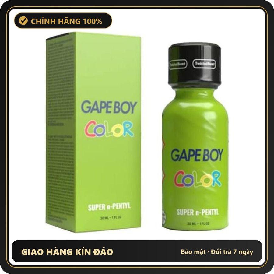 Popper Chính Hãng Tăng Cảm Xúc Cho Cuộc Yêu Popper Twisted Beast Gape Boy Color Super n-Pentyl 30ml - Snapshop Chính Hãng