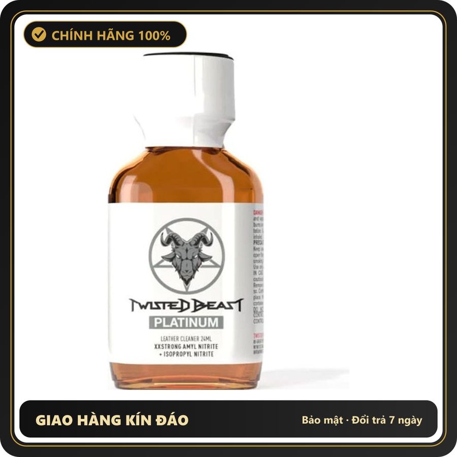 Popper Chính Hãng Tăng Cảm Xúc Cho Cuộc Yêu Popper Twisted Beast Platinum XXX-Strong 24ml - Snapshop Chính Hãng
