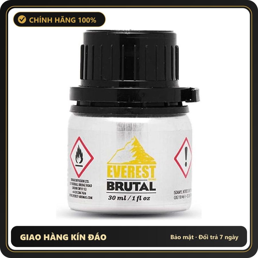 Popper Chính Hãng Tăng Cảm Xúc Cho Cuộc Yêu Popper Everest Brutal 30ml - Snapshop Chính Hãng