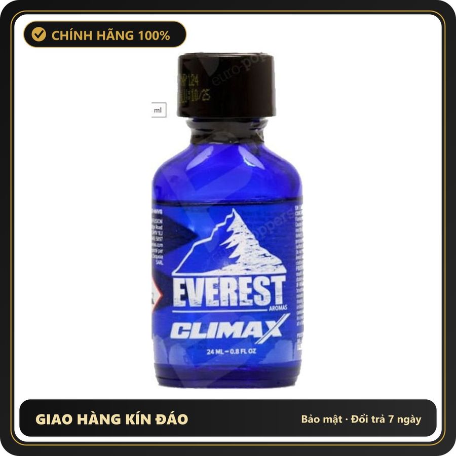Popper Chính Hãng Tăng Cảm Xúc Cho Cuộc Yêu Popper Everest Climax 24ml - Snapshop Chính Hãng