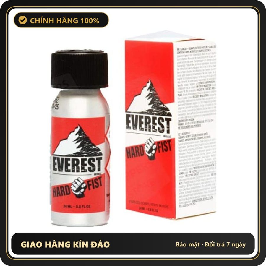 Popper Chính Hãng Tăng Cảm Xúc Cho Cuộc Yêu Popper Everest Hard Fist 24ml - Snapshop Chính Hãng