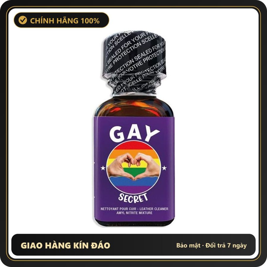 Popper Chính Hãng Tăng Cảm Xúc Cho Cuộc Yêu Popper Gay Secret 25ml - Snapshop Chính Hãng