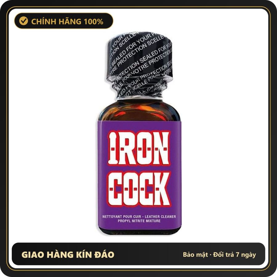 Popper Chính Hãng Tăng Cảm Xúc Cho Cuộc Yêu Popper Iron Cock 25ml - Snapshop Chính Hãng