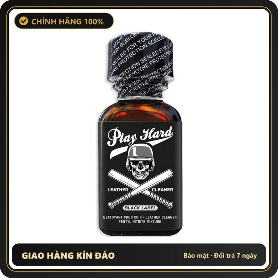 Popper Chính Hãng Tăng Cảm Xúc Cho Cuộc Yêu Popper Play Hard Black Label 25ml - Snapshop Chính Hãng