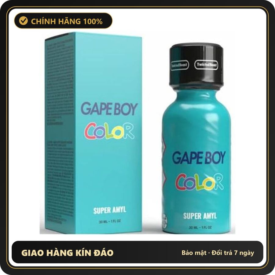 Popper Chính Hãng Tăng Cảm Xúc Cho Cuộc Yêu Popper Twisted Beast Gape Boy Color Super Amyl 30ml - Snapshop Chính Hãng