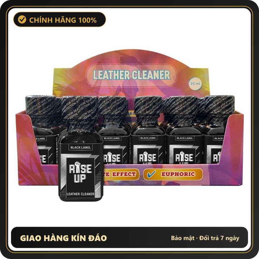 Tinh Dầu Hít Thư Giãn Dành Cho Người Lớn Popper Rise Up Black Label 25ml - Snapshop Chính Hãng