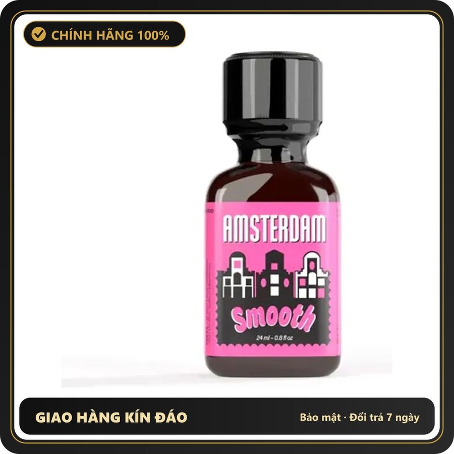 Popper Chính Hãng Tăng Cảm Xúc Cho Cuộc Yêu Popper Amsterdam Smooth 24ml - Snapshop Chính Hãng