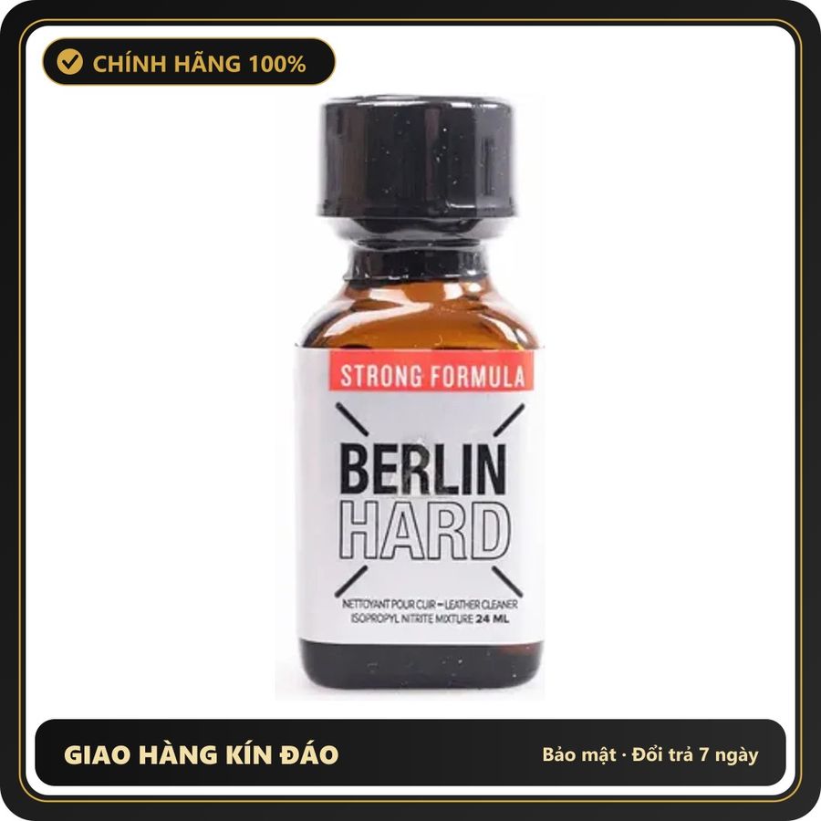 Popper Chính Hãng Tăng Cảm Xúc Cho Cuộc Yêu Popper Berlin X-Hard 24ml - Snapshop Chính Hãng