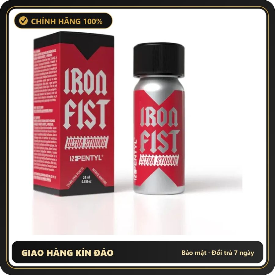 Popper Chính Hãng Tăng Cảm Xúc Cho Cuộc Yêu Popper Iron Fist Ultra Strong 24ml - Snapshop Chính Hãng