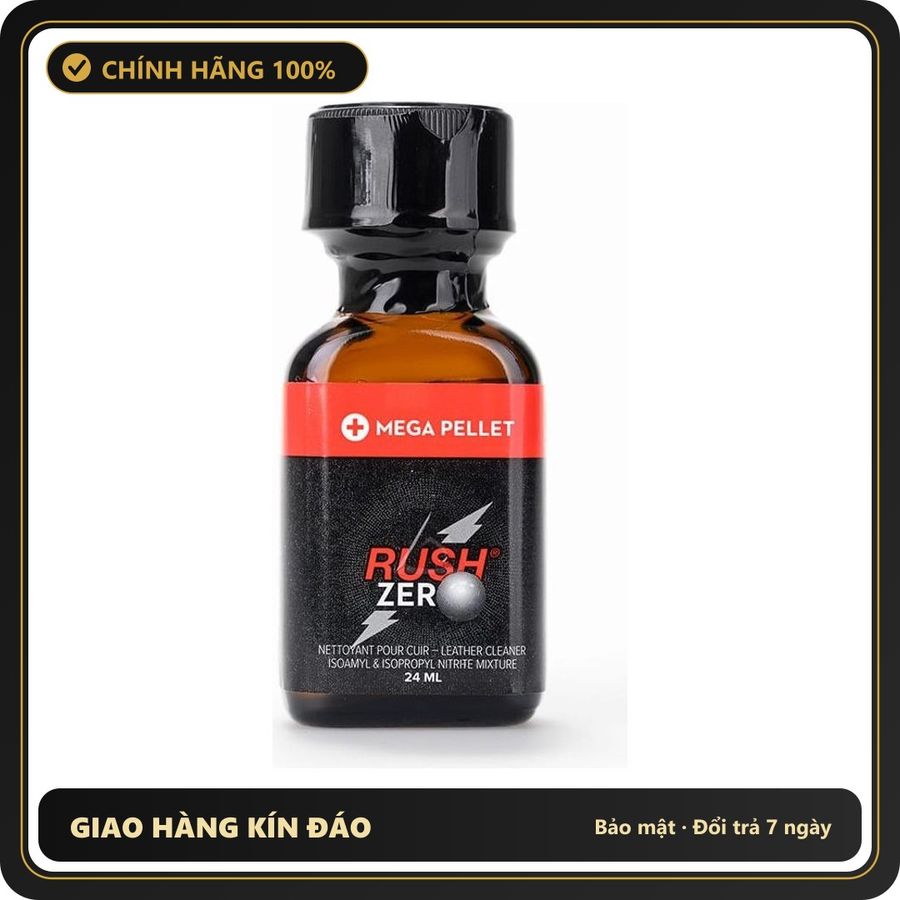 Popper Chính Hãng Tăng Cảm Xúc Cho Cuộc Yêu Popper Rush Zero 24ml - Snapshop Chính Hãng