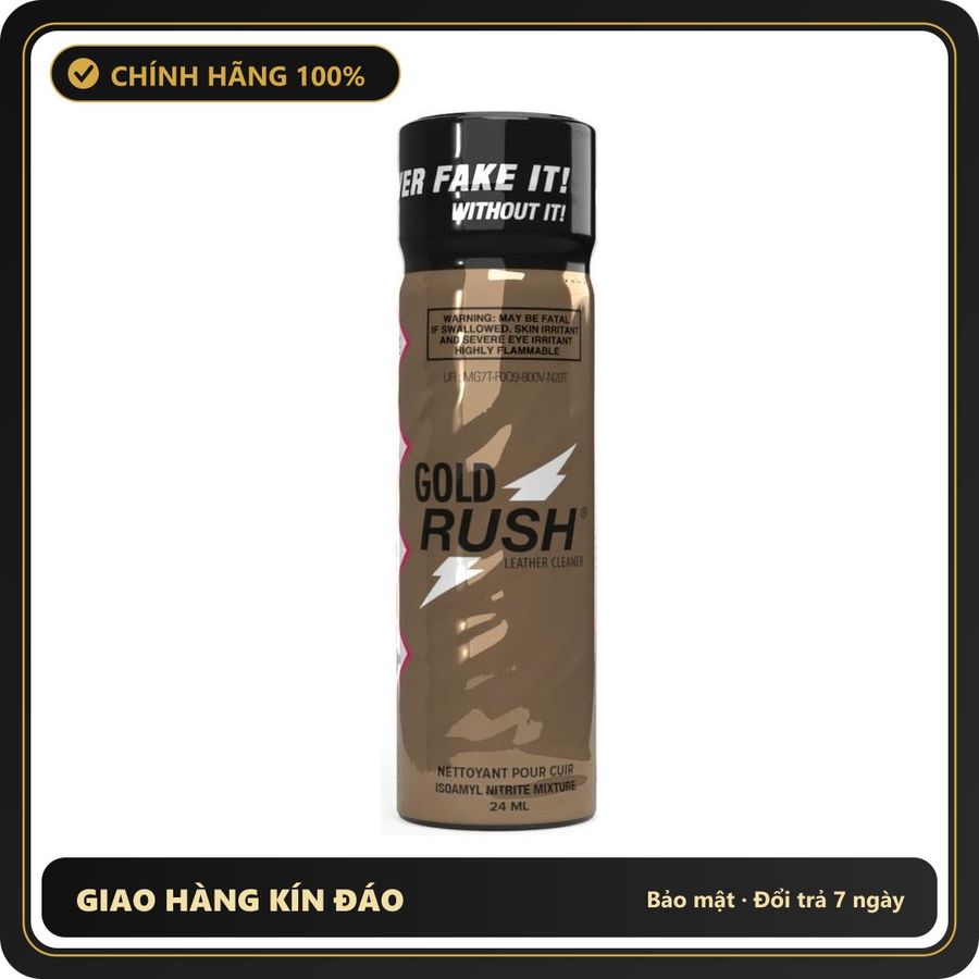 Popper Chính Hãng Tăng Cảm Xúc Cho Cuộc Yêu Popper Gold Rush Long 24ml - Snapshop Chính Hãng