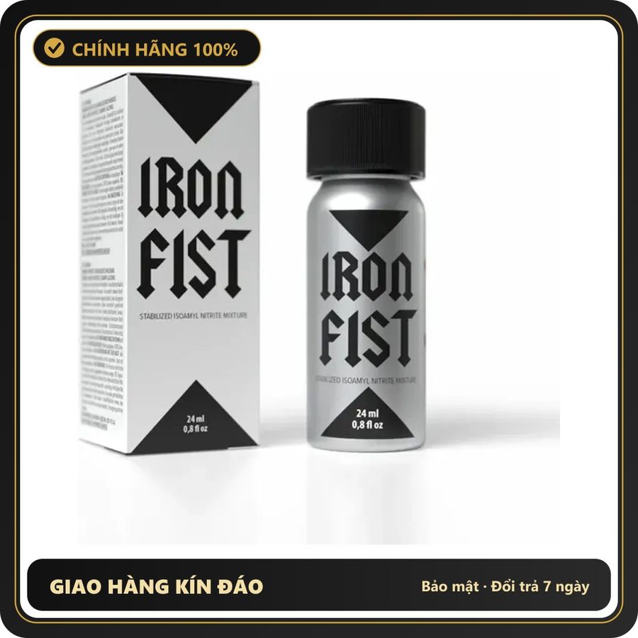 Popper Chính Hãng Tăng Cảm Xúc Cho Cuộc Yêu Popper Iron Fist 24ml - Snapshop Chính Hãng