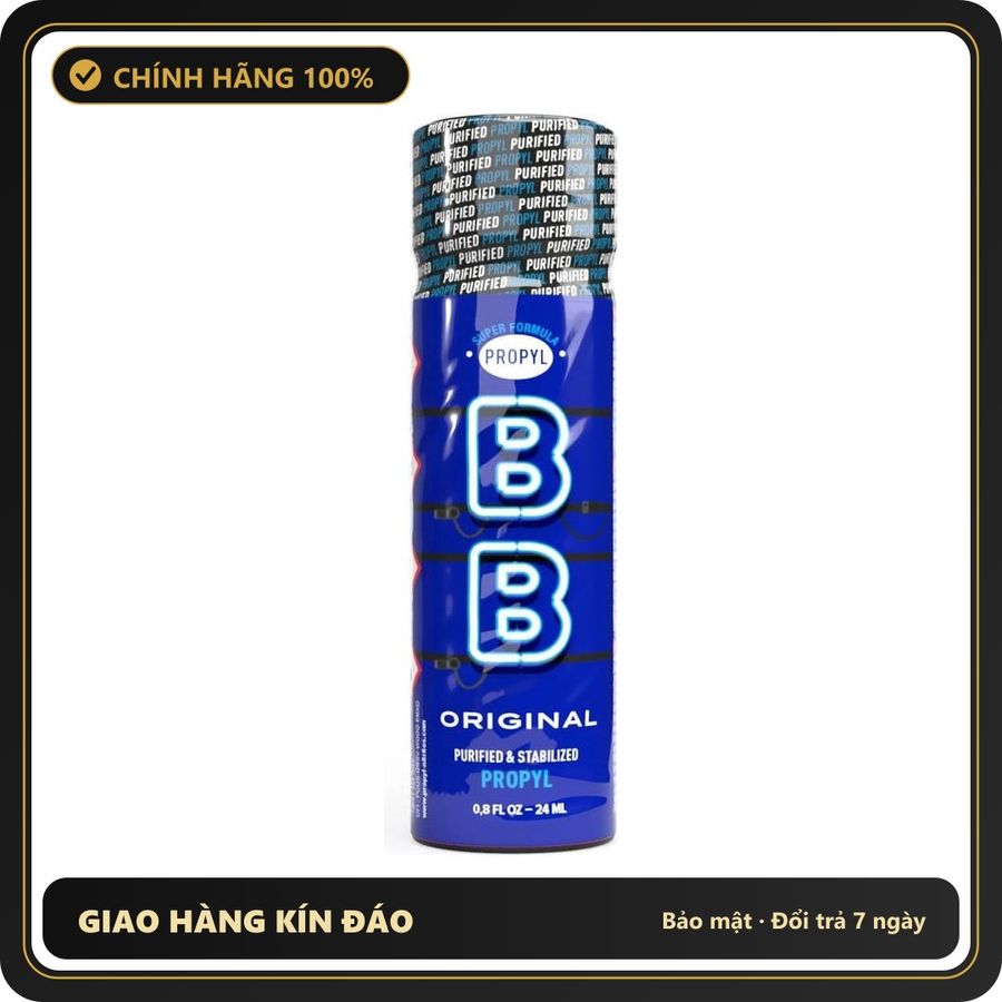 Popper Chính Hãng Tăng Cảm Xúc Cho Cuộc Yêu Popper BB Propyl Tall 24ml (Blue Boy) - Snapshop Chính Hãng