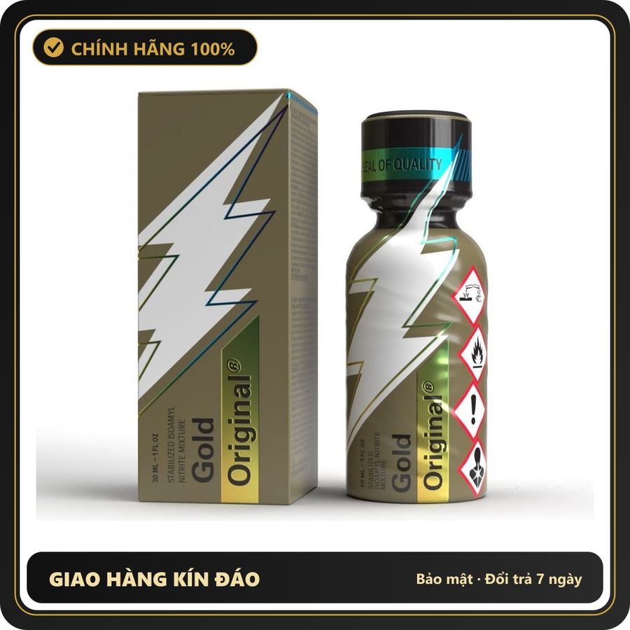 Popper Chính Hãng Tăng Cảm Xúc Cho Cuộc Yêu Popper ⚡Original Gold⚡30ml - Snapshop Chính Hãng