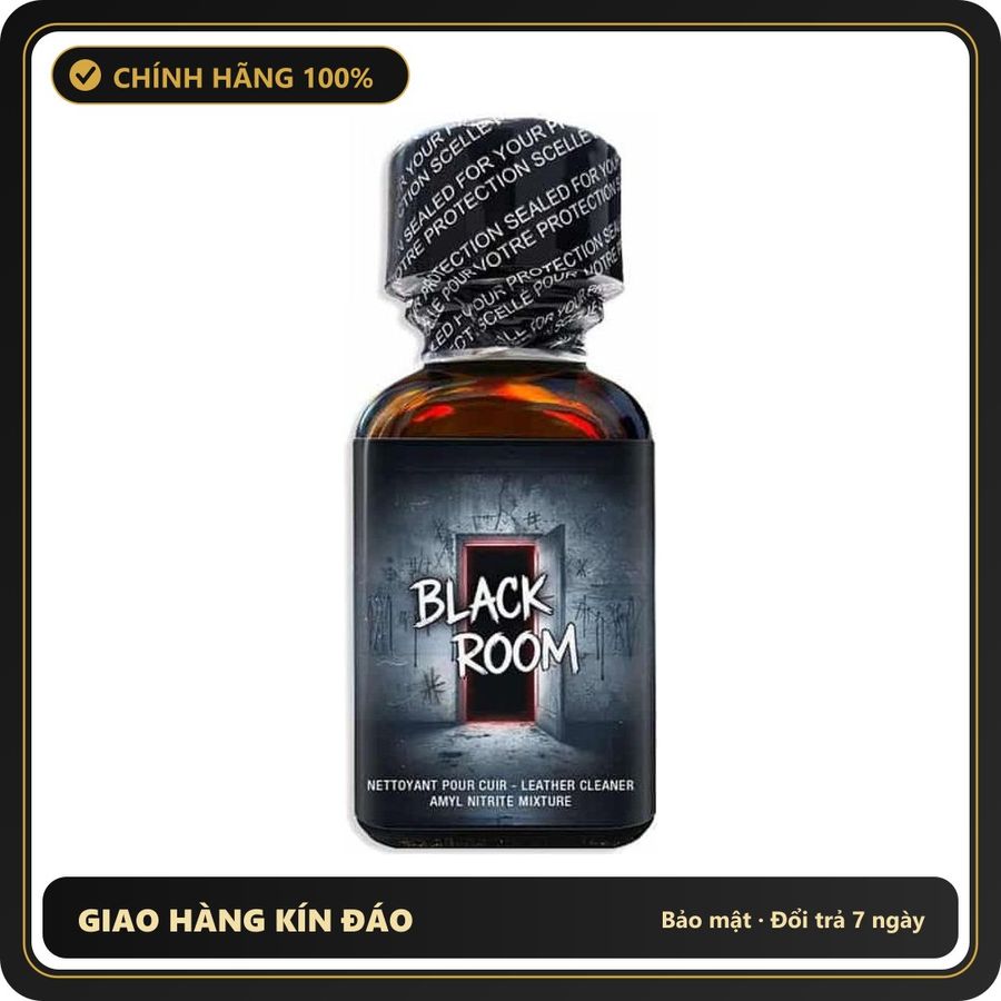 Popper Chính Hãng Tăng Cảm Xúc Cho Cuộc Yêu Popper Black Room 25ml - Snapshop Chính Hãng