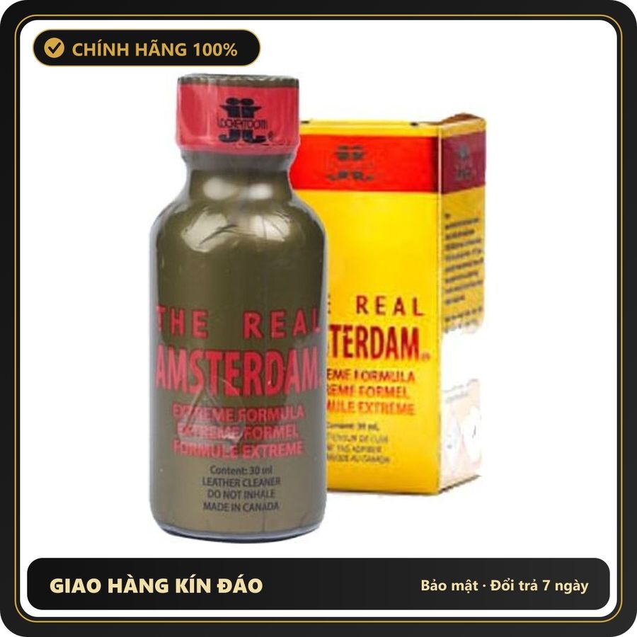 Popper Chính Hãng Tăng Cảm Xúc Cho Cuộc Yêu Popper The Real Amsterdam Extreme Formula 30ml (JJ) - Snapshop Chính Hãng