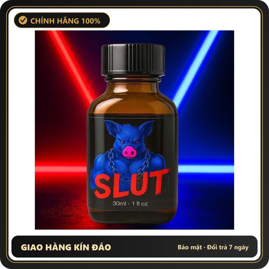 Tinh Dầu Hít Thư Giãn Dành Cho Người Lớn Popper Pig Slut Premium Amyl 30ml - Snapshop Chính Hãng