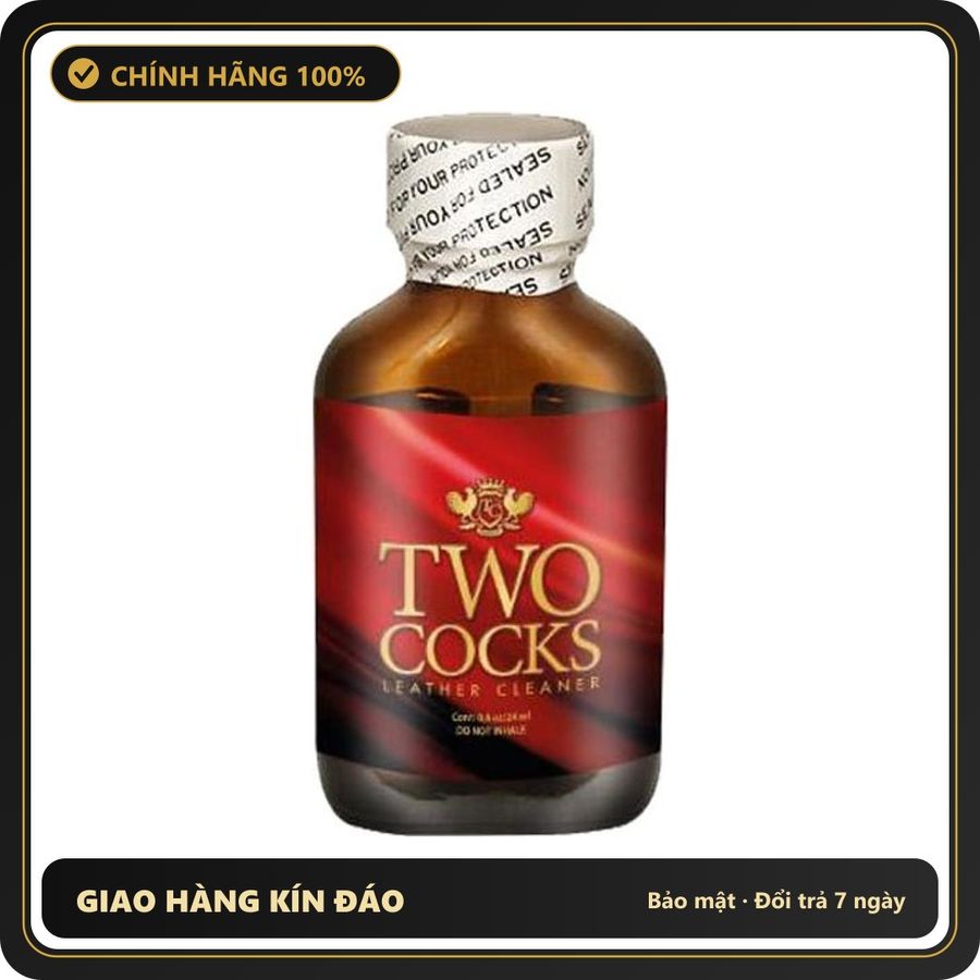 Popper Chính Hãng Tăng Cảm Xúc Cho Cuộc Yêu Popper Two Cocks PP 24ml - Snapshop Chính Hãng