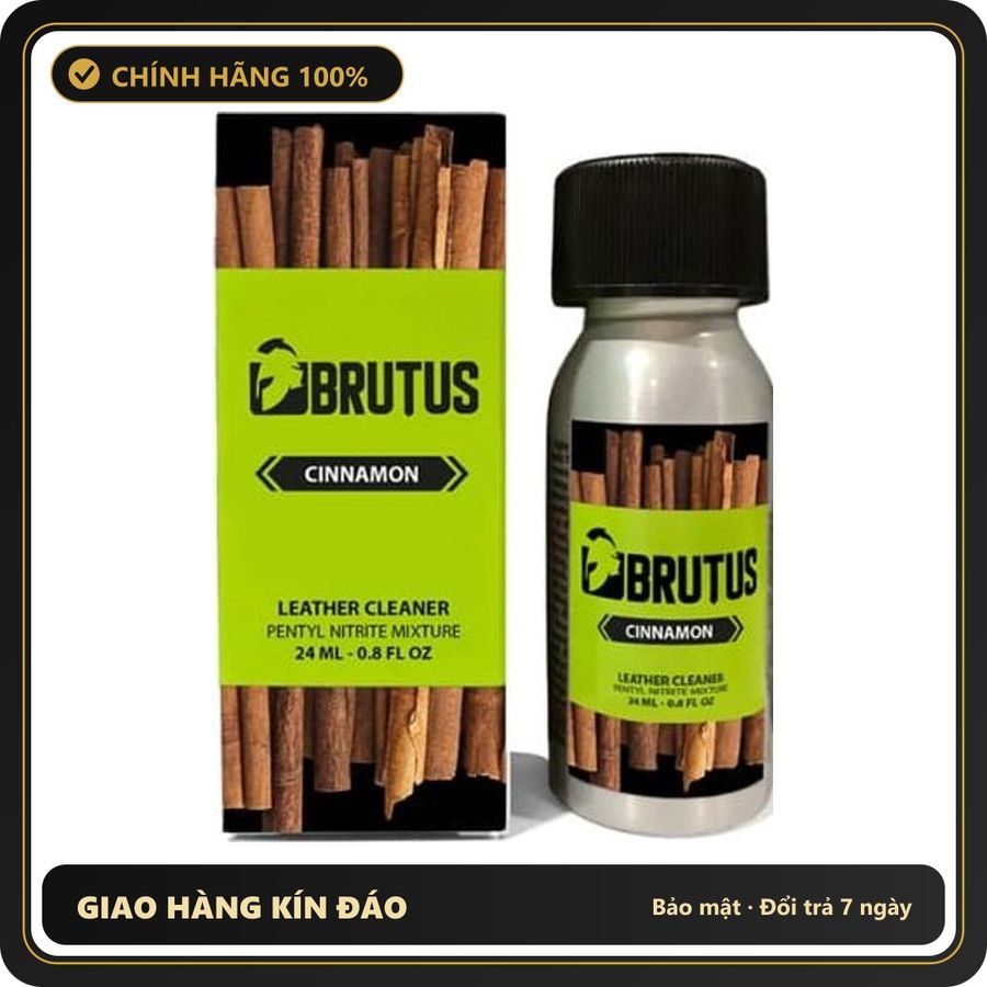 Popper Chính Hãng Tăng Cảm Xúc Cho Cuộc Yêu Popper Brutus Cinnamon 24ml - Snapshop Chính Hãng