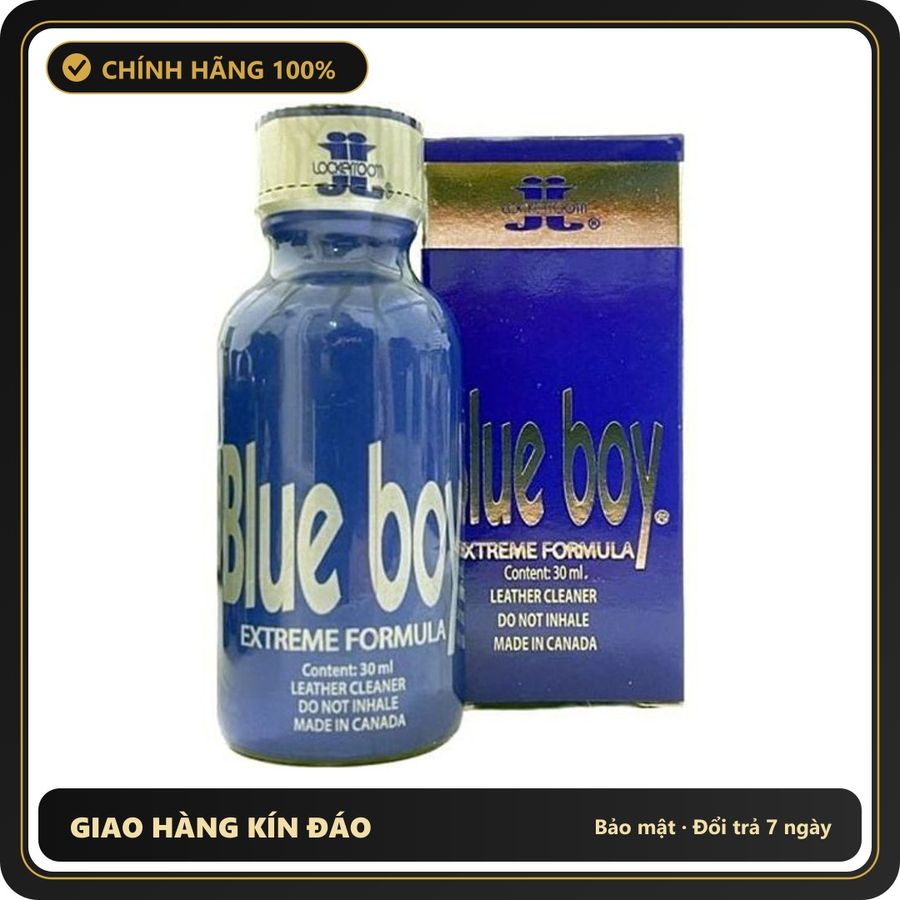 Popper Chính Hãng Tăng Cảm Xúc Cho Cuộc Yêu Popper Blue Boy Extreme Formula 30ml (JJ) - Snapshop Chính Hãng